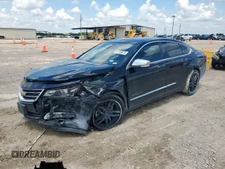 2016 Chevrolet Impala LTZ with VIN 2G1145S3XG9195675, listed as a Copart auction lot 61159675 with 110,183 mi miles and Salvage title. Bid and sale history available at DreamBid. Image 1.