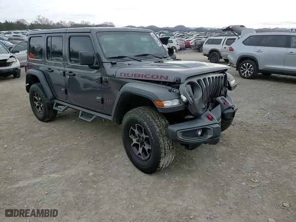 2019 Jeep Wrangler Unlimited Rubicon with VIN 1C4HJXFN0KW545613, listed as a Copart auction lot 42807785 with 64,510 mi miles and Salvage Title. Bid and sale history available at carsss.com. Image 11.