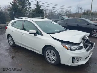 2017 Subaru Impreza Premium with VIN 4S3GTAB69H3753291, listed as a IAAI auction lot 41684224 with 180,910 mi miles. Bid and sale history available at carsss.com. Image 1.