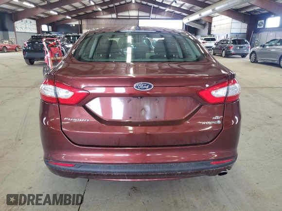 2015 Ford Fusion SE Hybrid with VIN 3FA6P0LU1FR100837, listed as a Copart auction lot 50753785 with 114,268 mi miles and Salvage Title. Bid and sale history available at carsss.com. Image 6.