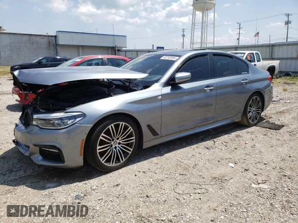 2017 BMW 5 Series 540i with VIN WBAJE5C36HG913936, listed as a Copart auction lot 63292004 with Not Provided miles and Salvage Title. Bid and sale history available at carsss.com. Image 1.