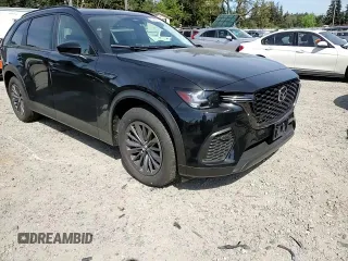 2025 Mazda CX-70 Preferred with VIN JM3KJBHD1S1120421, listed as a Copart auction lot 55857365 with 2,585 mi miles and Salvage title. Bid and sale history available at DreamBid. Image 14.