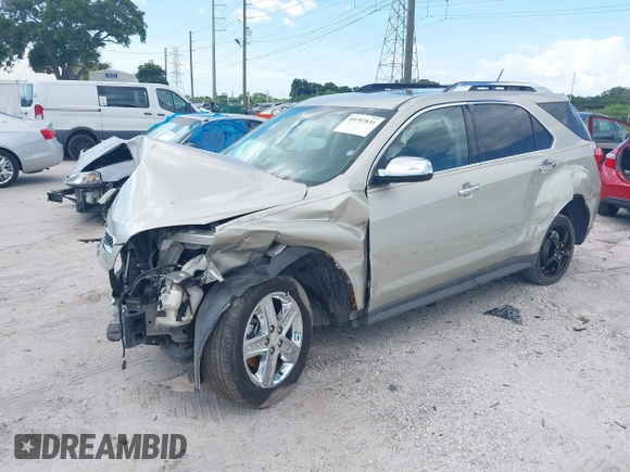2014 Chevrolet Equinox LTZ with VIN 2GNFLHEK6E6281012, listed as a IAAI auction lot 39797831 with 1 mi miles. Bid and sale history available at carsss.com. Image 2.