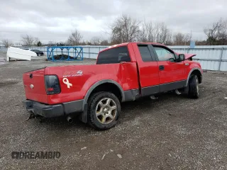 2008 Ford F-150 XLT with VIN 1FTPX14V38FA00086, listed as a Copart auction lot 51097035 with 249,633 mi miles and Salvage Title. Bid and sale history available at carsss.com. Image 3.