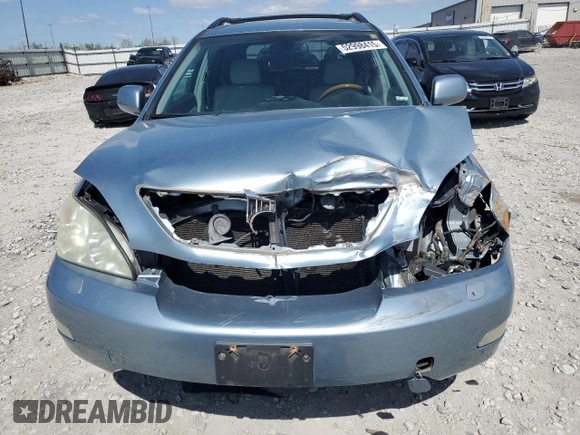 2004 Lexus RX 330 with VIN 2T2HA31U34C022407, listed as a Copart auction lot 52998415 with 147,717 mi miles and Salvage Title. Bid and sale history available at DreamBid. Image 5.