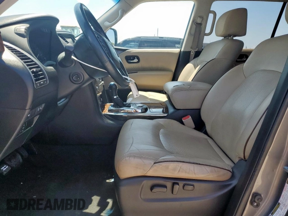 2017 Nissan Armada Platinum z VIN JN8AY2NF4H9303560, wystawiony jako Copart lot #59197835 z przebiegiem 170 261 mil mil oraz Czysty tytuł • Clean title. Historia ofert i sprzedaży dostępna na DreamBid. Obrazek 7.