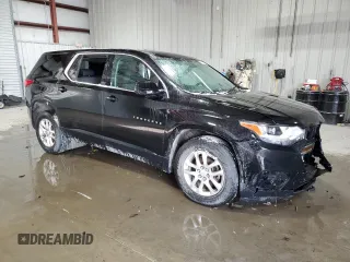 2018 Chevrolet Traverse LS with VIN 1GNEVFKW3JJ142132, listed as a Copart auction lot 41777725 with 126,104 mi miles and Salvage Title. Bid and sale history available at carsss.com. Image 4.
