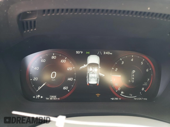 2018 Volvo XC60 Inscription with VIN LYVA22RL9JB082998, listed as a Copart auction lot 74471124 with 73,606 mi miles and Salvage Title. Bid and sale history available at DreamBid. Image 9.