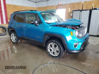 2022 Jeep Renegade Limited z VIN ZACNJDD1XNPN63391, wystawiony jako Copart lot #59011135 z przebiegiem 21 024 mil mil oraz Szkoda całkowita • Salvage title. Historia ofert i sprzedaży dostępna na DreamBid. Obrazek 4.