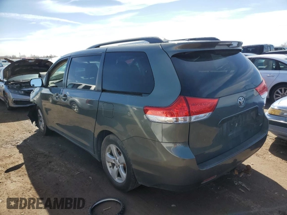2011 Toyota Sienna LE AAS with VIN 5TDKK3DC7BS125716, listed as a Copart auction lot 50348735 with Not Provided miles and Non Repairable. Bid and sale history available at carsss.com. Image 2.