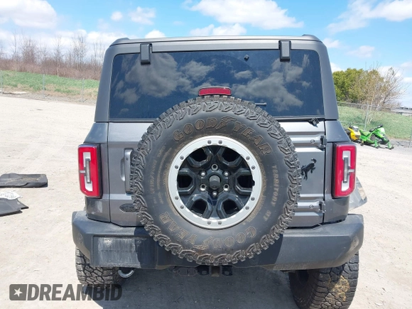 2022 Ford Bronco with VIN 1FMEE5DP3NLB03118, listed as a IAAI auction lot 42096181 with 62,685 mi miles and . Bid and sale history available at DreamBid. Image 16.