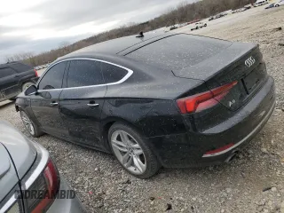 2019 Audi A5 Sportback Premium with VIN WAUANCF51KA053164, listed as a Copart auction lot 47282683 with 0 mi miles. Bid and sale history available at carsss.com. Image 2.