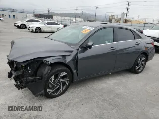 2024 Hyundai Elantra SEL with VIN KMHLS4DG7RU674167, listed as a Copart auction lot 53185685 with 29,479 mi miles and Salvage title. Bid and sale history available at DreamBid. Image 1.
