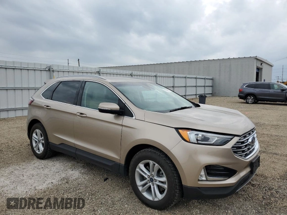 2020 Ford Edge SEL with VIN 2FMPK4J99LBB26420, listed as a Copart auction lot 59348975 with 75,775 mi miles and Salvage title. Bid and sale history available at DreamBid. Image 4.
