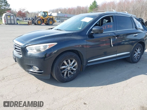 2013 Infiniti JX35 with VIN 5N1AL0MM2DC349038, listed as a IAAI auction lot 42087824 with 162,200 mi miles. Bid and sale history available at carsss.com. Image 19.