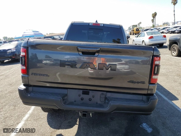 2019 Ram 1500 Rebel with VIN 1C6RRFEG9KN841785, listed as a Copart auction lot 69836994 with 92,607 mi miles and Salvage Title. Bid and sale history available at carsss.com. Image 6.