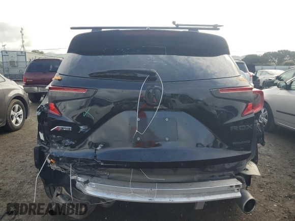 2020 Acura RDX w/A-Spec Pkg with VIN 5J8TC2H61LL032260, listed as a Copart auction lot 51280765 with 88,568 mi miles and Salvage title. Bid and sale history available at DreamBid. Image 6.