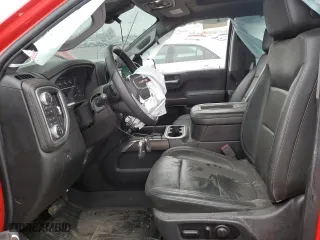 2019 GMC Sierra 1500 SLT with VIN 1GTU9DED5KZ123141, listed as a Copart auction lot 45102115 with 0 mi miles and Salvage Title. Bid and sale history available at carsss.com. Image 7.