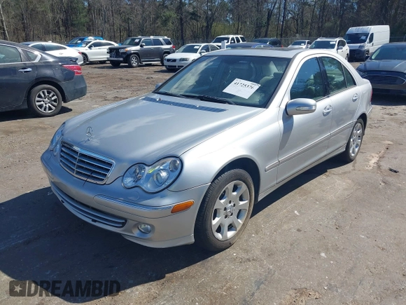 2005 Mercedes-Benz C 240 with VIN WDBRF81J95F599348, listed as a IAAI auction lot 41725376 with 210,859 mi miles and . Bid and sale history available at DreamBid. Image 2.
