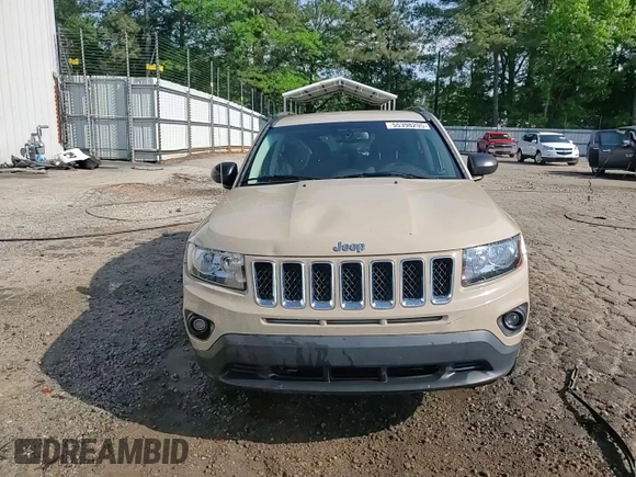 2017 Jeep Compass Sport SE with VIN 1C4NJCBA3HD134788, listed as a Copart auction lot 55398295 with 145,241 mi miles and Salvage title. Bid and sale history available at DreamBid. Image 14.