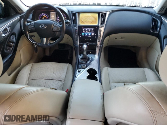 2014 Infiniti Q50 z VIN JN1BV7AP2EM672854, wystawiony jako Copart lot #78478594 z przebiegiem 122 796 mil mil oraz Szkoda całkowita • Salvage title. Historia ofert i sprzedaży dostępna na DreamBid. Obrazek 8.