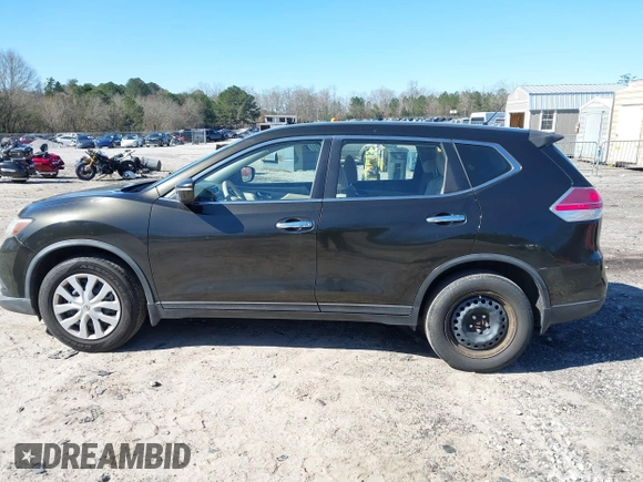 2015 Nissan Rogue S with VIN KNMAT2MV4FP508646, listed as a IAAI auction lot 41814657 with 151,505 mi miles and . Bid and sale history available at DreamBid. Image 14.
