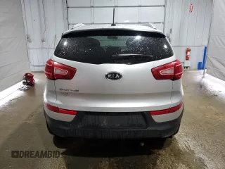 2012 Kia Sportage LX with VIN KNDPBCA22C7333385, listed as a Copart auction lot 55213455 with 160,568 mi miles and Salvage title. Bid and sale history available at DreamBid. Image 6.