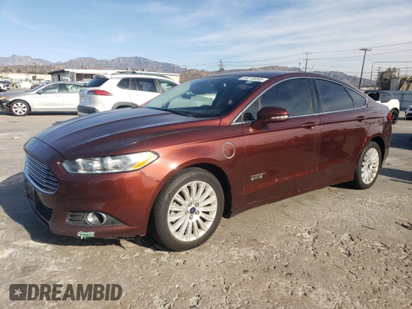 2016 Ford Fusion Energi SE Luxury with VIN 3FA6P0PUXGR305715, listed as a Copart auction lot 89218055 with 160,547 mi miles and Salvage Title. Bid and sale history available at carsss.com. Image 1.