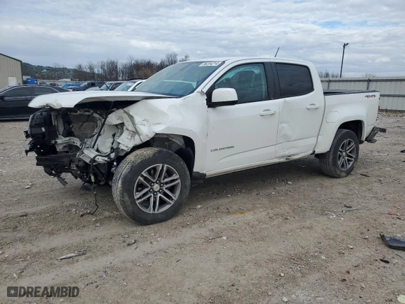 2022 Chevrolet Colorado 4WD Work Truck with VIN 1GCGTBEN9N1128003, listed as a Copart auction lot 86204214 with 34,762 mi miles and Salvage Title. Bid and sale history available at carsss.com. Image 1.