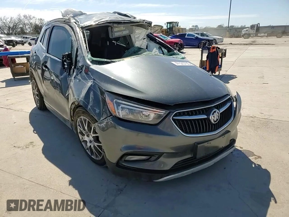 2018 Buick Encore Sport Touring with VIN KL4CJ1SB0JB519791, listed as a Copart auction lot 47523755 with Not Provided miles and Salvage Title. Bid and sale history available at DreamBid. Image 12.