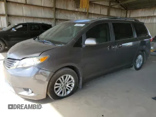 2016 Toyota Sienna XLE with VIN 5TDYK3DC5GS745451, listed as a Copart auction lot 63852525 with 161,578 mi miles and Salvage title. Bid and sale history available at DreamBid. Image 1.