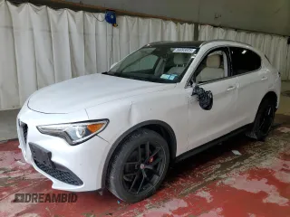 2019 Alfa Romeo Stelvio Ti z VIN ZASPAKBN0K7C41929, wystawiony jako Copart lot #56693025 z przebiegiem 40 542 mil mil oraz Szkoda całkowita • Salvage title. Historia ofert i sprzedaży dostępna na DreamBid. Obrazek 1.