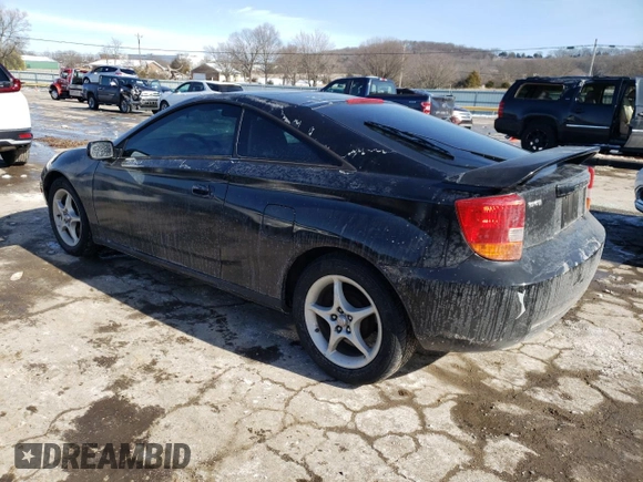 2002 Toyota Celica GT with VIN JTDDR32T420136053, listed as a Copart auction lot 39607124 with 309,980 mi miles and Salvage Title. Bid and sale history available at carsss.com. Image 2.