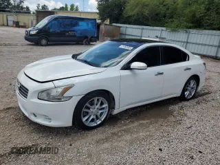 2010 Nissan Maxima SV z VIN 1N4AA5AP7AC829258, wystawiony jako Copart lot #61083055 z przebiegiem 150 458 mil mil oraz Szkoda całkowita • Salvage title. Historia ofert i sprzedaży dostępna na DreamBid. Obrazek 1.