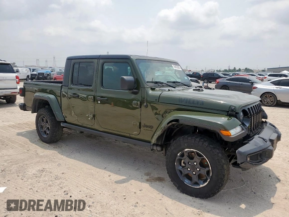 2023 Jeep Gladiator Freedom z VIN 1C6HJTAG9PL543165, wystawiony jako Copart lot #58003895 z przebiegiem 43 614 mil mil oraz Szkoda całkowita • Salvage title. Historia ofert i sprzedaży dostępna na DreamBid. Obrazek 4.