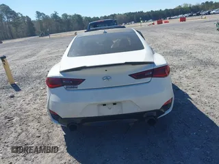 2018 Infiniti Q60 Luxe with VIN JN1EV7EK5JM340350, listed as a IAAI auction lot 41874749 with 71,946 mi miles and . Bid and sale history available at carsss.com. Image 16.