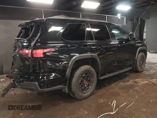 2024 Toyota Sequoia SR5 with VIN 7SVAAABA8RX046456, listed as a IAAI auction lot 41504954 with 3,784 mi miles. Bid and sale history available at carsss.com. Image 4.