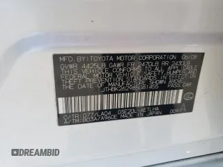 2008 Lexus IS 250 z VIN JTHBK262985081455, wystawiony jako Copart lot #57862925 z przebiegiem 214 639 mil mil oraz Szkoda całkowita • Salvage title. Historia ofert i sprzedaży dostępna na DreamBid. Obrazek 12.