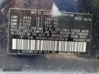2019 Subaru Impreza Sport with VIN 4S3GKAJ66K3616918, listed as a Copart auction lot 51053305 with 81,650 mi miles and Salvage Title. Bid and sale history available at carsss.com. Image 12.