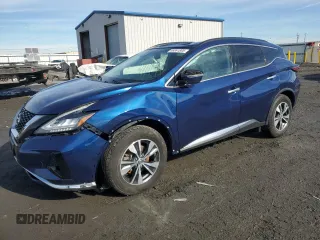 2021 Nissan Murano SV with VIN 5N1AZ2BS6MC122995, listed as a Copart auction lot 46891885 with 88,983 mi miles and Salvage Title. Bid and sale history available at DreamBid. Image 1.