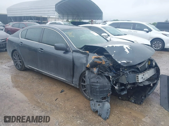 2006 Lexus GS 430 with VIN JTHBN96S765011532, listed as a IAAI auction lot 41897368 with 254,746 mi miles and . Bid and sale history available at DreamBid. Image 1.