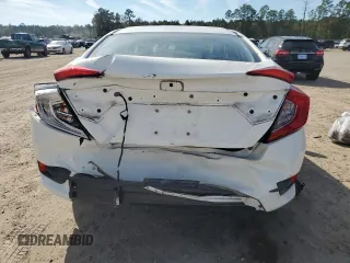 2018 Honda Civic LX with VIN 19XFC2F53JE203053, listed as a Copart auction lot 80767814 with 82,349 mi miles and Salvage Title. Bid and sale history available at DreamBid. Image 6.
