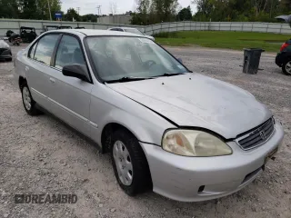 2000 Honda Civic VP with VIN 2HGEJ6611YH525471, listed as a Copart auction lot 69864324 with 115,313 mi miles and Salvage Title. Bid and sale history available at carsss.com. Image 4.