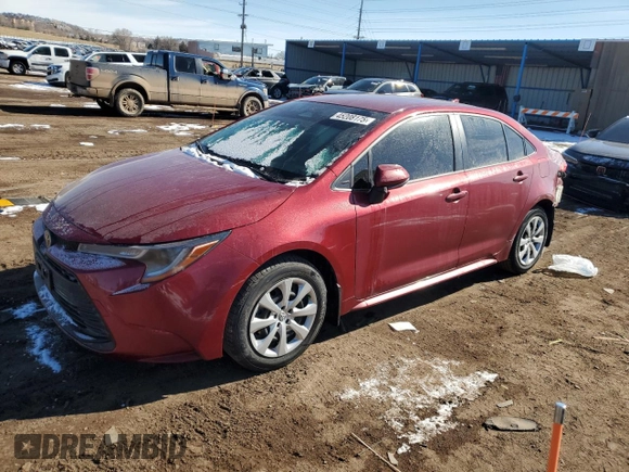 2024 Toyota Corolla LE with VIN JTDB4MEE0RJ016277, listed as a Copart auction lot 45208175 with 11,230 mi miles and Salvage Title. Bid and sale history available at carsss.com. Image 1.