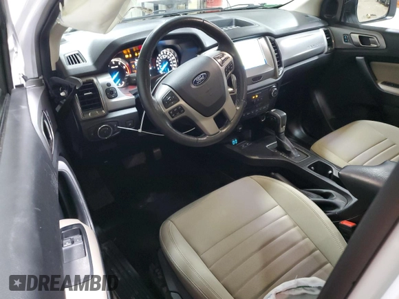 2023 Ford Ranger XL with VIN 1FTER1EH1PLE00450, listed as a Copart auction lot 80669574 with 25,223 mi miles and Salvage title. Bid and sale history available at DreamBid. Image 8.