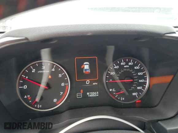 2023 Subaru WRX Limited with VIN JF1VBAL64P9823421, listed as a Copart auction lot 64702995 with 14,852 mi miles and Salvage title. Bid and sale history available at DreamBid. Image 9.