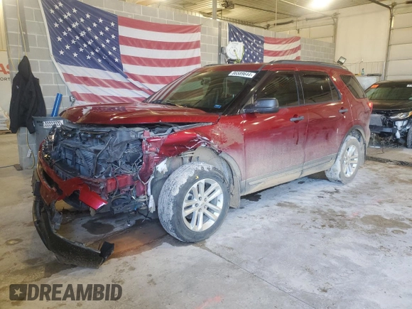 2017 Ford Explorer with VIN 1FM5K8BH2HGC21552, listed as a Copart auction lot 86589644 with 97,831 mi miles and Salvage Title. Bid and sale history available at carsss.com. Image 1.