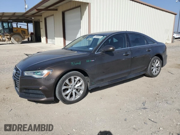 2017 Audi A6 Premium Plus with VIN WAUD8AFCXHN127416, listed as a Copart auction lot 49095055 with 127,394 mi miles and Salvage Title. Bid and sale history available at carsss.com. Image 1.