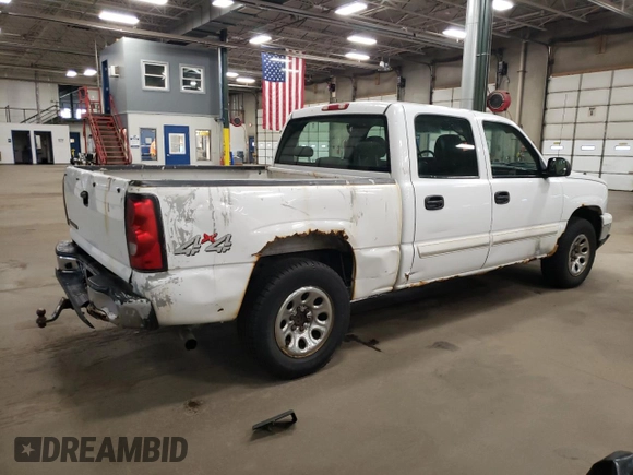 2006 Chevrolet Silverado 1500 LS with VIN 2GCEK13V161324584, listed as a Copart auction lot 55315825 with 107,175 mi miles and Clean Title. Bid and sale history available at DreamBid. Image 3.