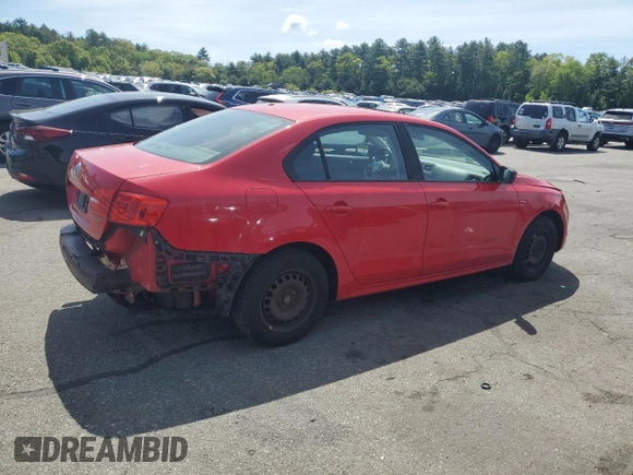 2012 Volkswagen Jetta S with VIN 3VW2K7AJ6CM371956, listed as a Copart auction lot 58402995 with 202,107 mi miles and Salvage title. Bid and sale history available at DreamBid. Image 3.